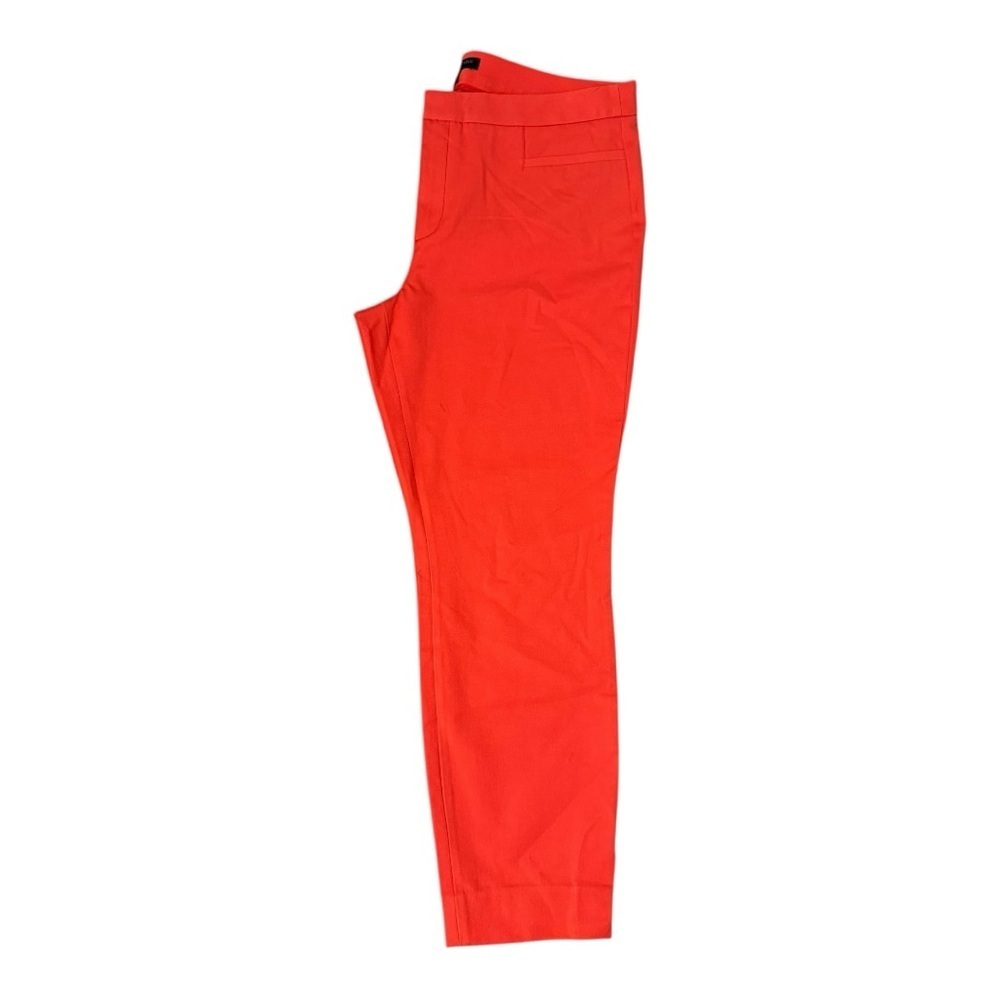 Banana Republic Sloan-Fit Slim Ankle Pants Coral Red Size 14 NWOT - Picture 3 of 12